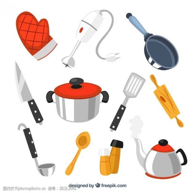 廚房里的藝術伴侶 廚師工具與廚房用具圖鑒